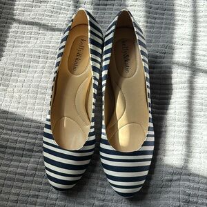 Kelly & Katie Striped Heels